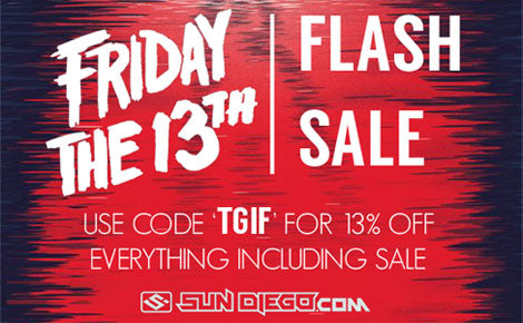 Friday the 13th FLASH SALE!