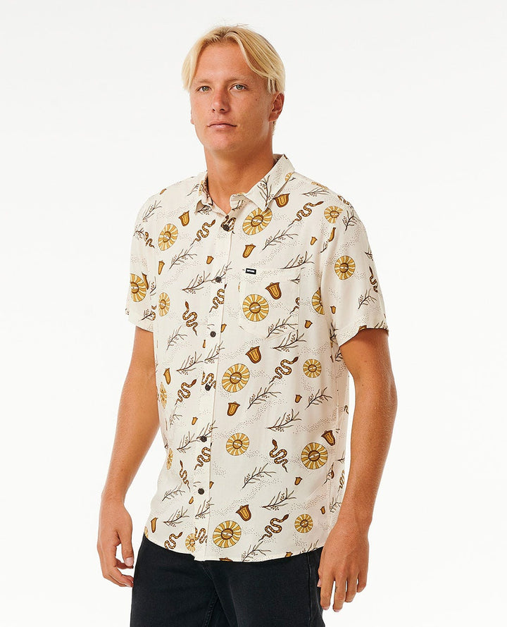 Rip Curl Party Pack Short Sleeve Shirt - 3021 BONE - Sun Diego Boardshop