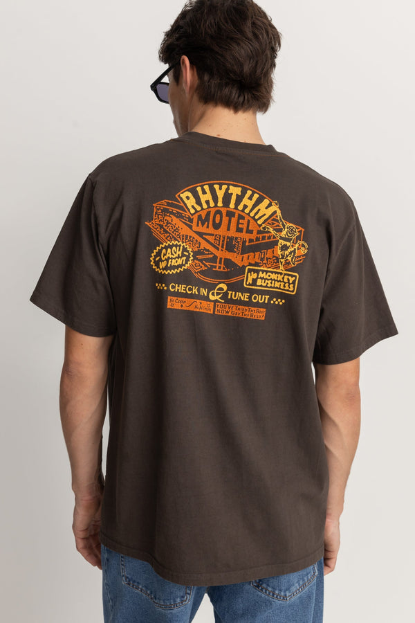 Rhythm Motel Vintage Short Sleeve T Shirt - VINTAGE BLACK - Sun Diego Boardshop