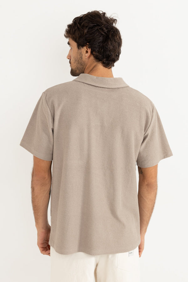 Rhythm Vintage Terry Polo - Stone - Sun Diego Boardshop
