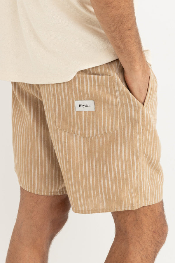 Rhythm Jacquard Linen Jam - Sand - Sun Diego Boardshop