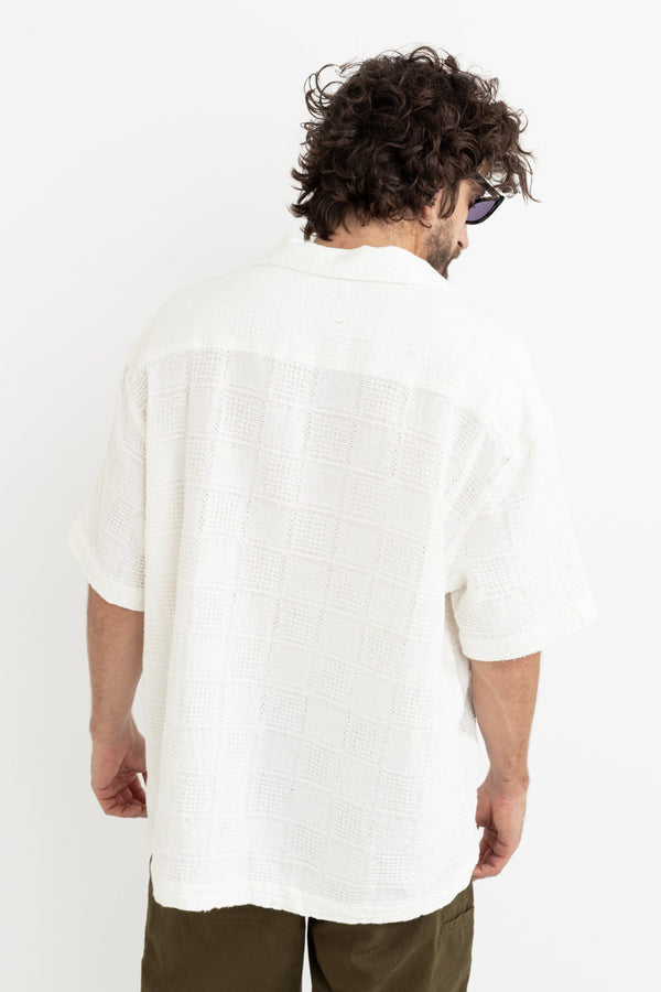 Rhythm Oasis Short Sleeve Shirt - White - Sun Diego Boardshop
