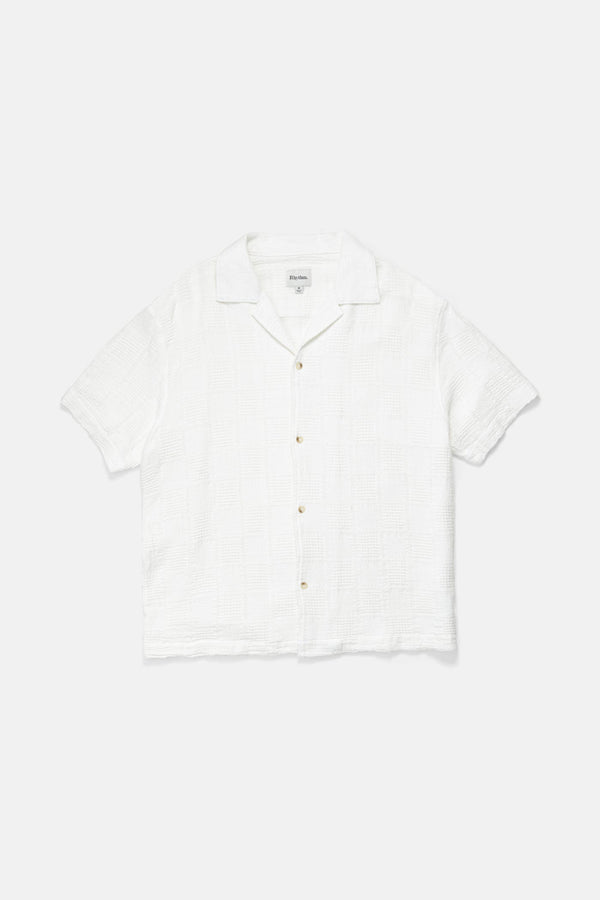 Rhythm Oasis Short Sleeve Shirt - White - Sun Diego Boardshop