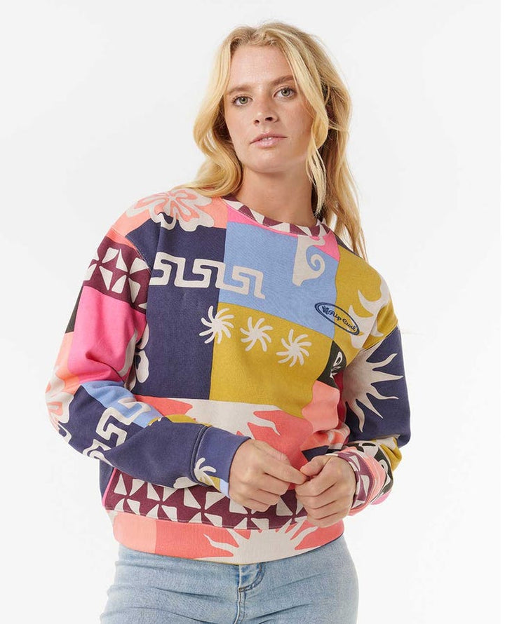 Rip Curl Keepsakes Fleece Crew - Multico 3282 - Sun Diego Boardshop
