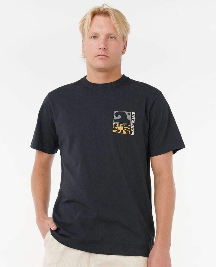 Rip Curl Artist Of The Search - Ty Williams Coastline Relaxed Tee - Black - Sun Diego Boardshop