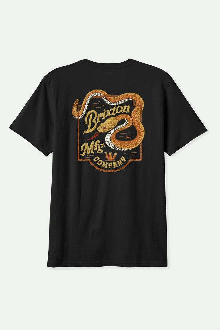 Brixton Rothwell Tailored T-Shirt - Black - Sun Diego Boardshop