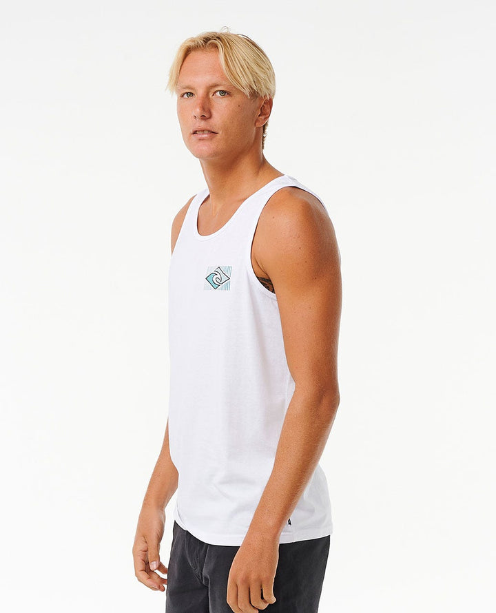 Rip Curl Traditions Tank - OPTICAL WHITE - Sun Diego Boardshop