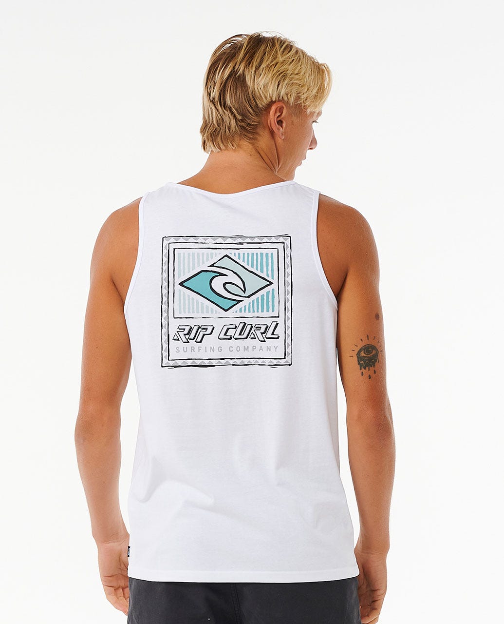 Rip Curl Traditions Tank - OPTICAL WHITE - Sun Diego Boardshop