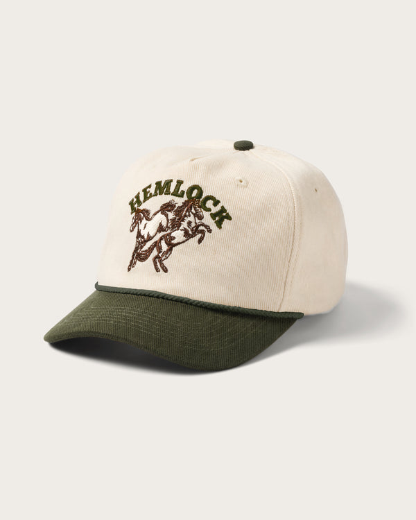 Hemlock Buckin Baseball Hat - GREEN - Sun Diego Boardshop