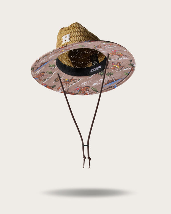 Hemlock Kids UPF 50+ Lifeguard Straw Hat - ISLAND COWBOY - Sun Diego Boardshop