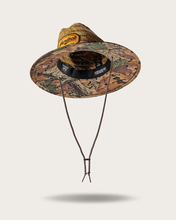 Hemlock Kids UPF 50+ Lifeguard Straw Hat - CAMO - Sun Diego Boardshop