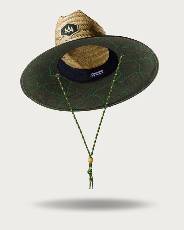Hemlock UPF 50+ Lifeguard Straw Hat NOMAD GREEN – Sun Diego