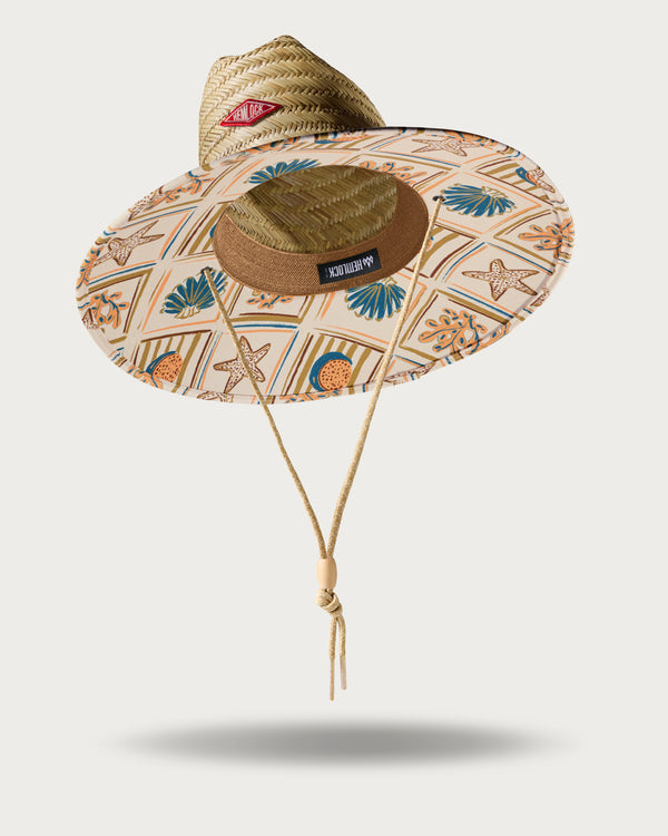 Hemlock UPF 50+ Lifeguard Straw Hat - SEASHELL - Sun Diego Boardshop