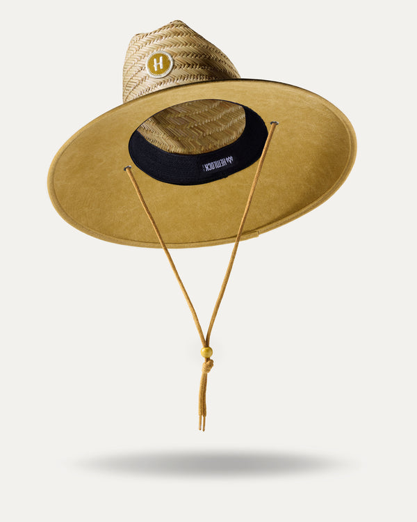 Hemlock UPF 50+ Lifeguard Straw Hat - HONEY - Sun Diego Boardshop