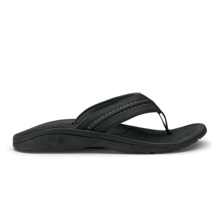 Olukai Hokua - BLACK/DARK SHADOW - Sun Diego Boardshop