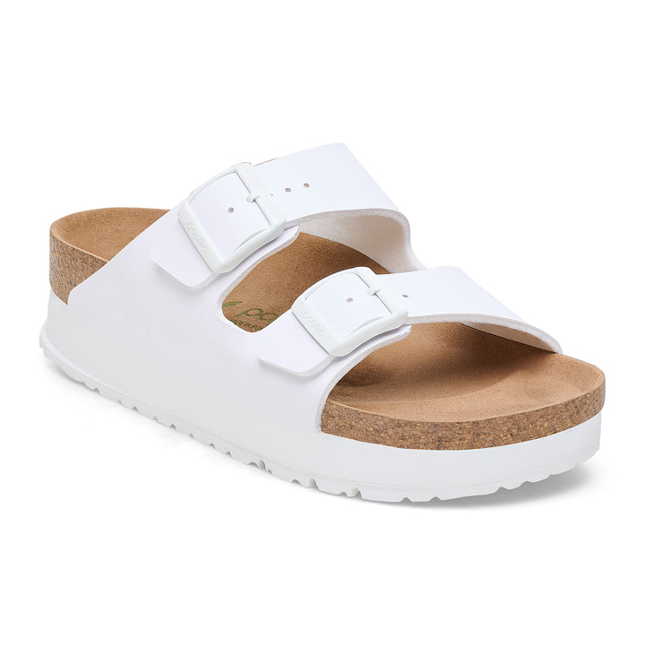 Birkenstock Arizona Flex Platform 
Birko-Flor - White - Sun Diego Boardshop