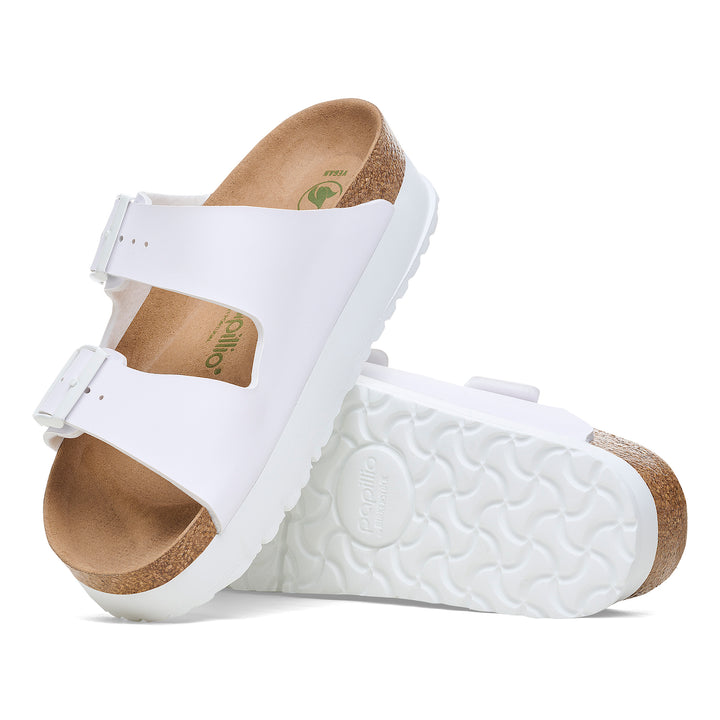 Birkenstock Arizona Flex Platform 
Birko-Flor - White - Sun Diego Boardshop