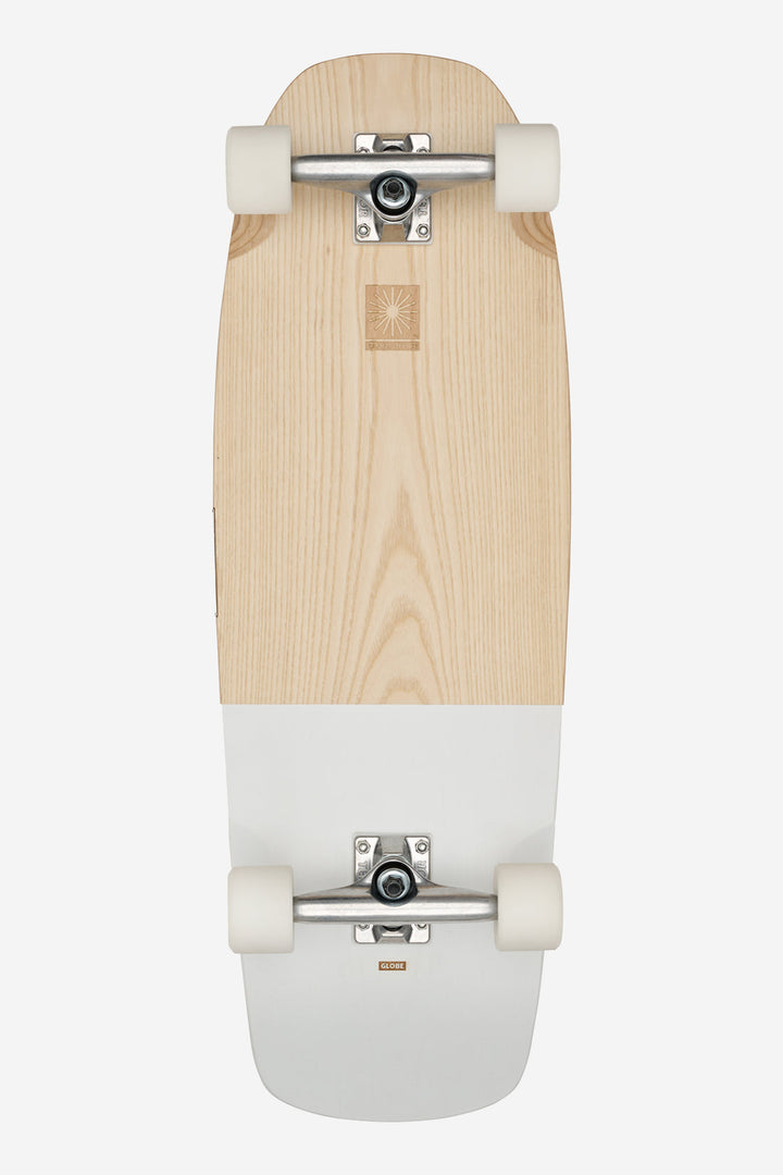 Globe Eames Lounge 30" Cruiser - ASH/WHITE - Sun Diego Boardshop