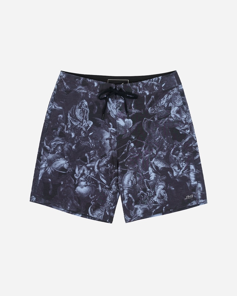 Lost ENTERPRISES Heavy Metal History Boardshort BLACK – Sun