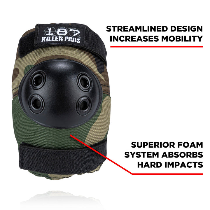 187 Killer Pads KIDS PAD SIX PACK - CAMO - Sun Diego Boardshop