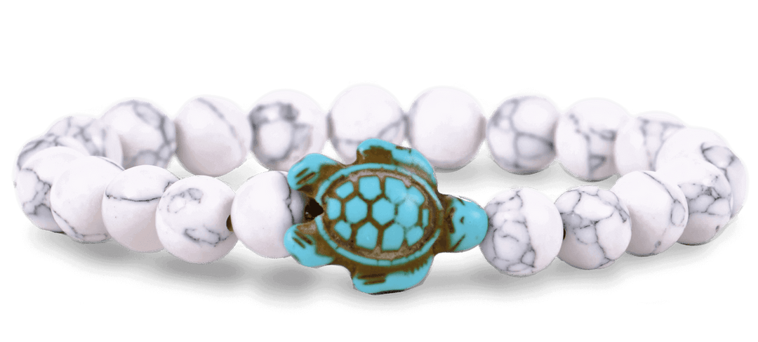 Fahlo The Journey Bracelet - WHITE HOWLITE - Sun Diego Boardshop