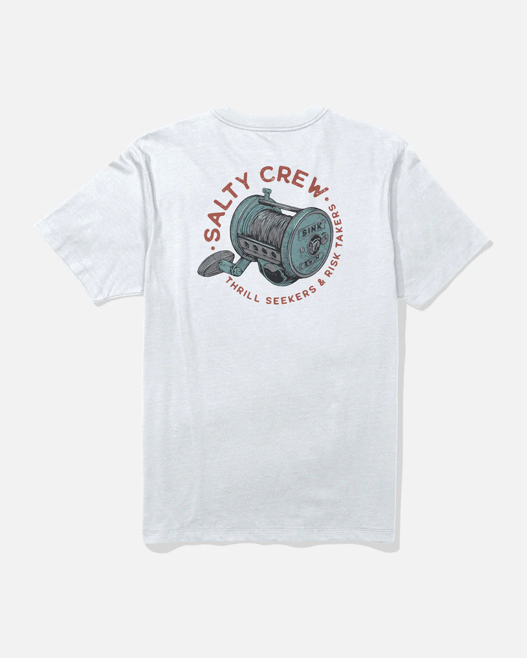 Salty Crew Reel Good Tee - White - Sun Diego Boardshop