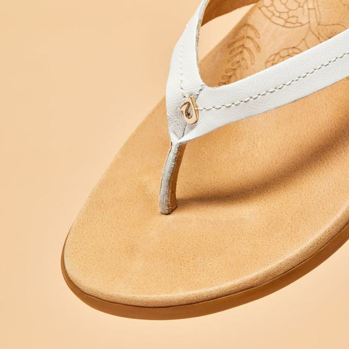 Olukai Honu - Bright White Golden Sand - Sun Diego Boardshop