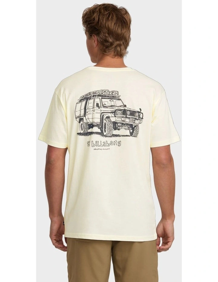 Billabong Make Tracks Adiv SS Tee - OFF WHITE - Sun Diego Boardshop