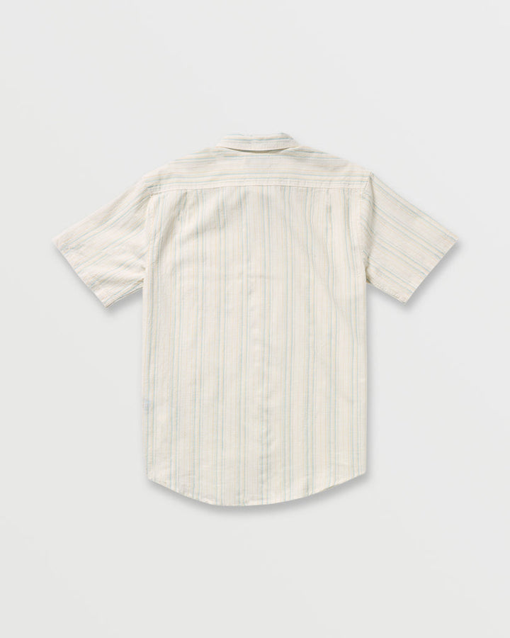Billabong All Day Stripe Short Sleeve Shirt - Off White - Sun Diego Boardshop