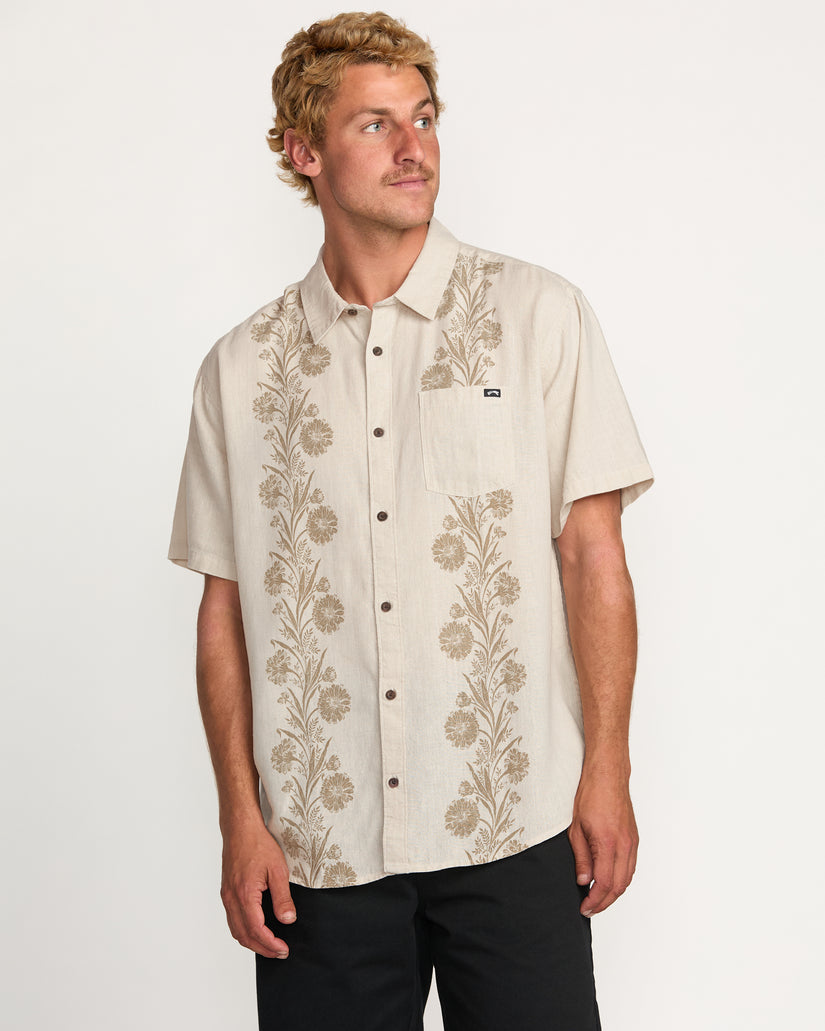 Billabong Cordoba Short Sleeve Shirt - Stone - Sun Diego Boardshop