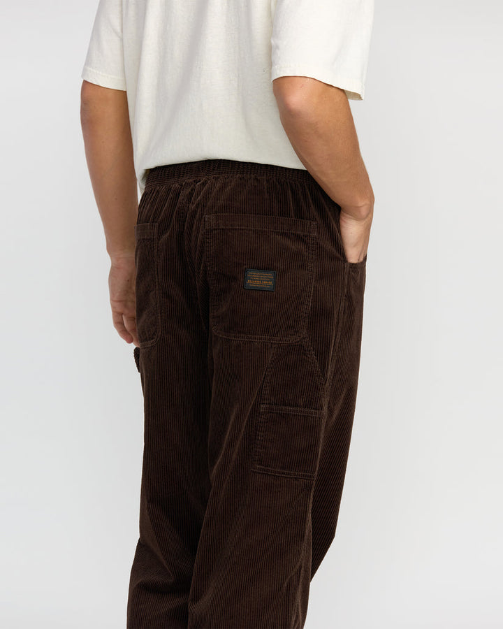 Billabong Larry Cord Garage Pants - Chocolate - Sun Diego Boardshop