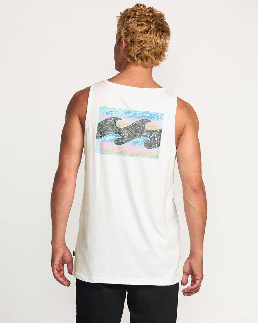 Billabong Crayon Wave Premium Tank - Off White - Sun Diego Boardshop