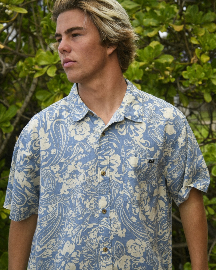 Billabong Cordoba Short Sleeve Shirt - Carolina Blue - Sun Diego Boardshop
