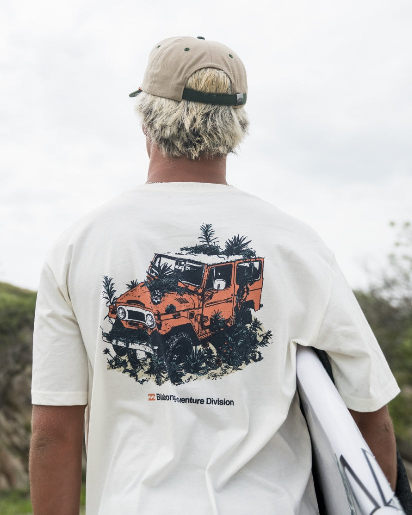 Billabong A/Div Abandon Short Sleeve T-Shirt - Off White - Sun Diego Boardshop
