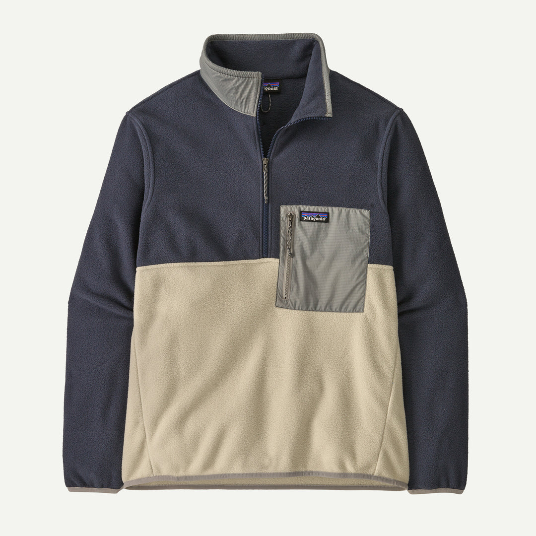 Patagonia Men's Microdini 1/2-Zip Fleece Pullover - PELICAN - Sun Diego Boardshop