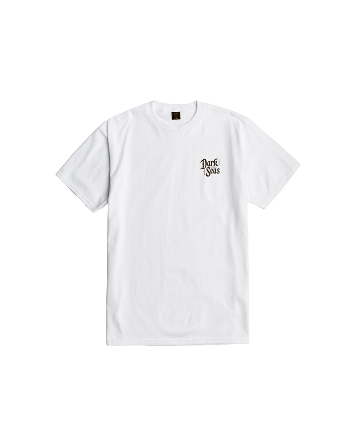 Dark Seas Treasure Map Stock T-Shirt - White - Sun Diego Boardshop