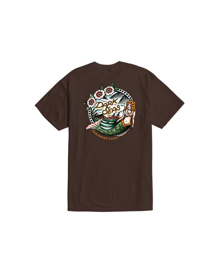 Dark Seas Livin' Easy Stock T-Shirt - Java Brown - Sun Diego Boardshop