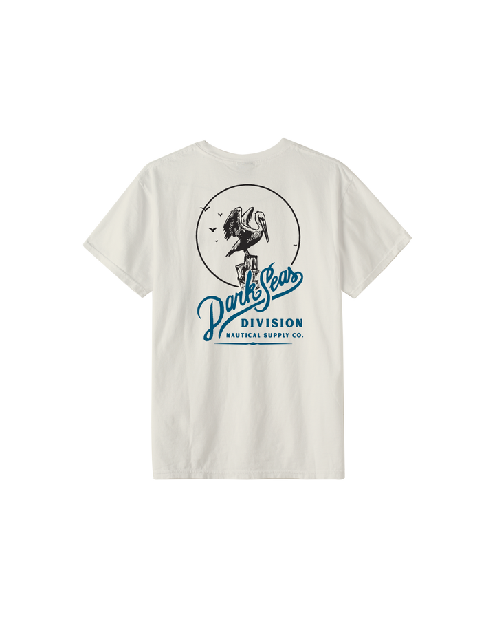 Dark Seas Advocate Pigment T-Shirt - Antique White - Sun Diego Boardshop