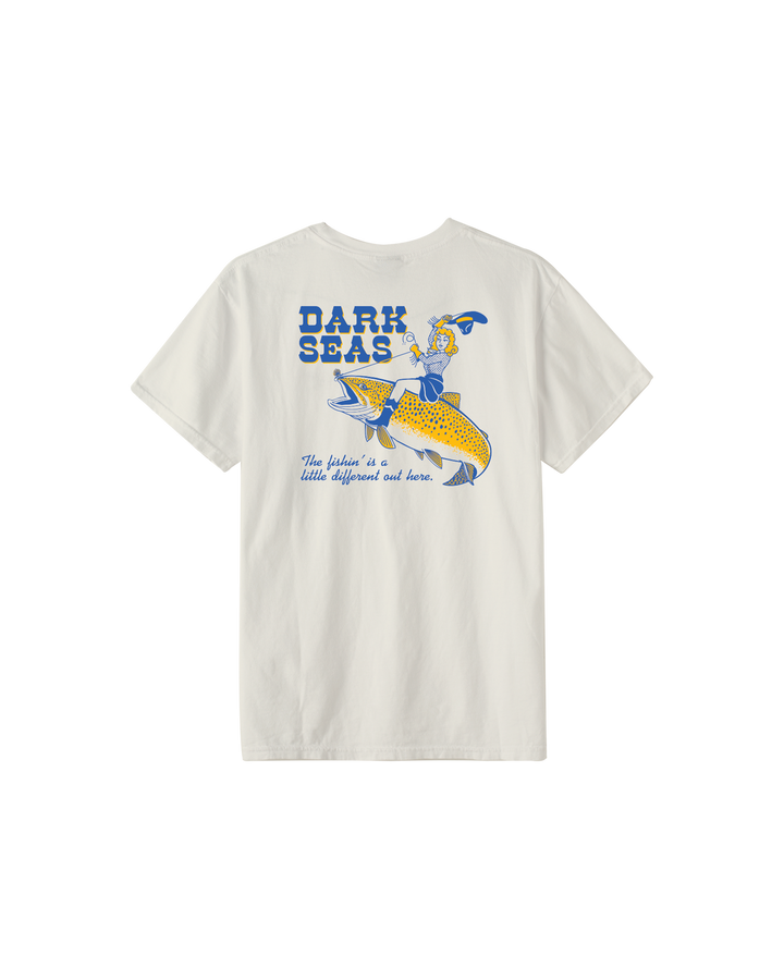Dark Seas A Little Different Pigment T-Shirt - Antique White - Sun Diego Boardshop