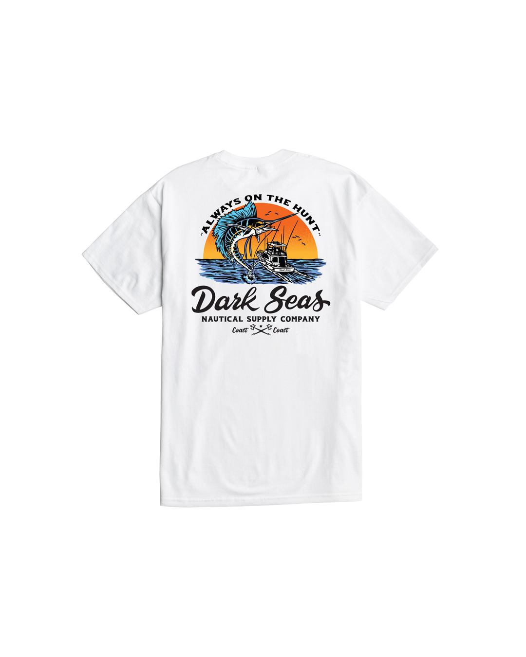 Dark Seas Open Ocean Pocket T-Shirt - White - Sun Diego Boardshop