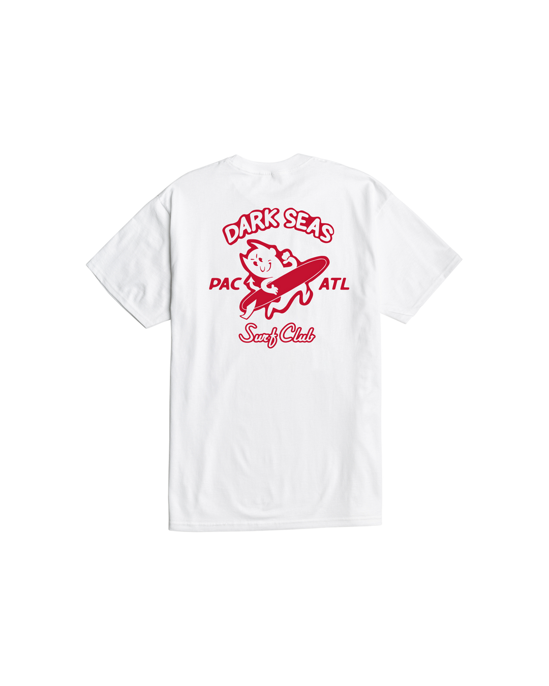 Dark Seas Surfin' Devils Pocket T-Shirt - White - Sun Diego Boardshop