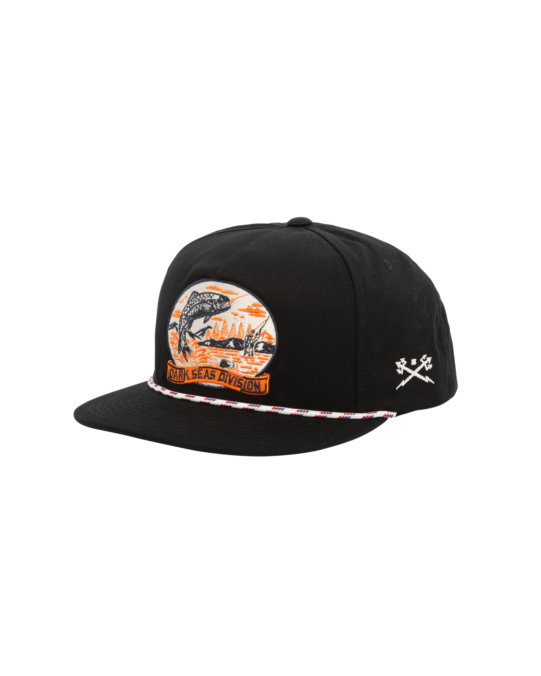 Dark Seas Whitley Hat - White/Black - Sun Diego Boardshop