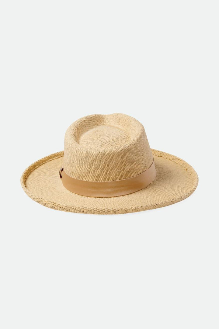 Victoria Straw Fedora - Natural/Oat Milk - Sun Diego Boardshop