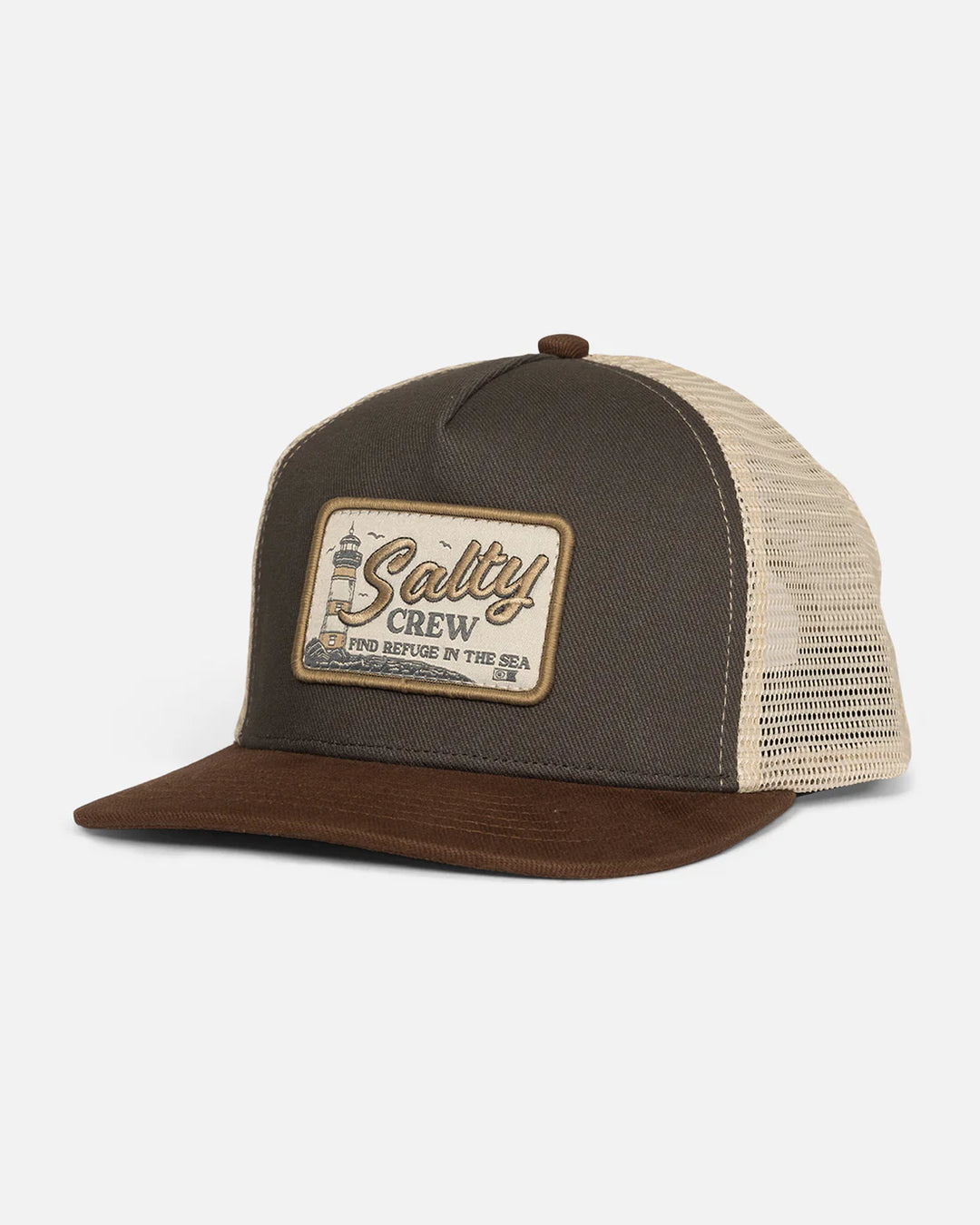 Salty Crew Ashore Trucker Hat - Charcoal Brown - Sun Diego Boardshop