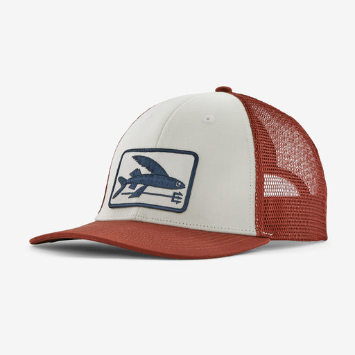 Patagonia Flying Fish LoPro Trucker Hat - FLYING FISH FORK: BIRCH WHITE - Sun Diego Boardshop