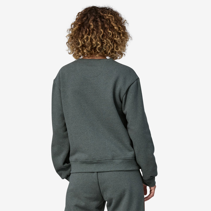 Patagonia Women's Ridge Rise Stripe Uprisal Crew Sweatshirt - Nouveau Green - Sun Diego Boardshop