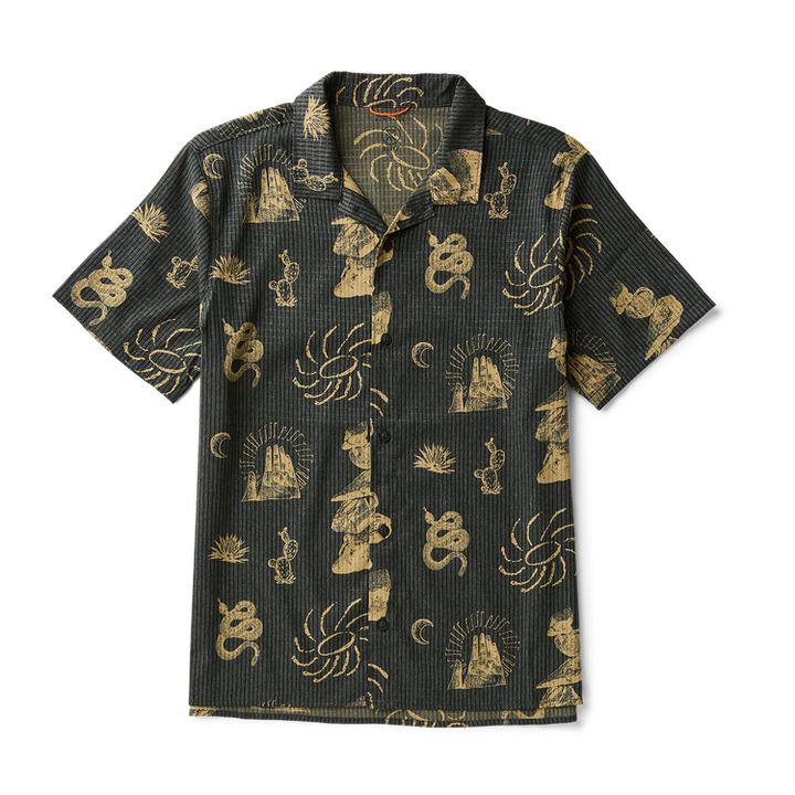Roark Bless Up Trail Button Up Shirt - Onyx - Sun Diego Boardshop