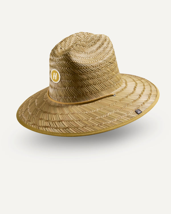 Hemlock UPF 50+ Lifeguard Straw Hat - HONEY - Sun Diego Boardshop