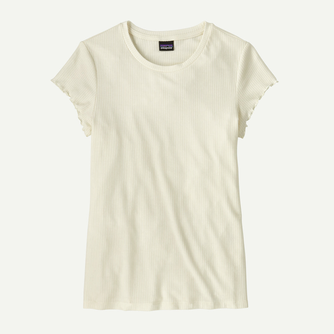 Patagonia Women's Rib-Knit Top - WHITE - Sun Diego Boardshop