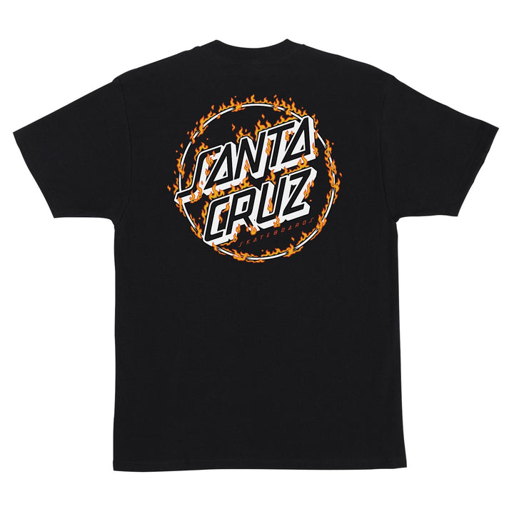 Santa Cruz Burnt Opus T-Shirt - Black - Sun Diego Boardshop
